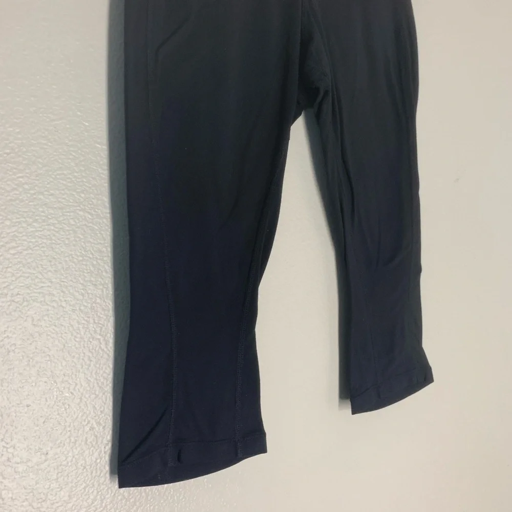 Prana Olympia Knicker Yoga Leggings Cropped Black - Picture 3 of 11